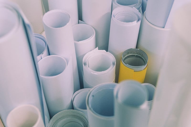 Upcycled Paper Rolls